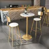High Round Bar Tables Outdoor Modern Metal Metal Dining Room Tafels koffie nachtclub Stolik Barowy Kuchenny Home Furniture YY50BT