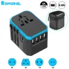 Parts 2000w Universal Converter Travel Charger Power Adapter with Usb Ports 5.6a Smart Phone Fast Charging Worldwide Conversion Plug