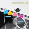 Styling Colorful Thumb Hook Car Phone Charging Cable Tidying Tools Universal Auto Interior Cable Organizer Clips Accessories