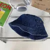 Bérets Denim Washed Bucket Hats Femmes hommes Fisherman Wide Brim Caps Hip Hop Panama CAP