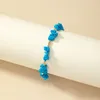 Bracelets de link Moda Irregular Turquoise Bracelet Niche fêmea Nicho de alto grau Sense Temperament Trend Mished por atacado