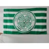 Celtic Futbol Kulübü Bayrağı 5x3ft 150x90cm Polyester Baskı Pirinç Gromları ile Kapalı Açık Bayrak 1976789