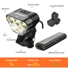 2023 Mountain Bike Light 5000 Lumens Bike Lights For Night Ridind 20000 MAH USB RECHARGable IP64 Imperproof MTB Bike