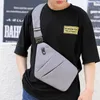 Fengdong Men Ultra Thin Antitheft Small Chest Bag Mini Cross Body Body