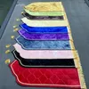 Manta de adoración portátil de franela de franela Mat de rodilla alfombra de piso de rodillas no deslizantes alfombras de oración de viaje suave para sala de estar 240418