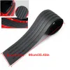 Rubber Car Trunk Door Sill Plate Protector Anti Scratches Adhesive Paste Guard Strips Rear Bumper Trim Cover Mouldings Pad