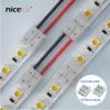 5PCS 2ピン8mm 10mmネジ固定コネクタLEDストリップのためのコネクタ2835 5050 SMDテープライト固定クランプクリップ用の柔軟なLEDコネクタ