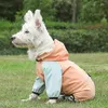 Vêtements pour chiens extérieur grand armAlcoat Suncreen Reflective Veste à sweat à sweat à sauts moyens imperméables