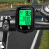 Computador de bicicleta com fio LED de bicicleta digital Speedômetro odômetro Touchscreen Ciclismo Computador à prova d'água com luz de fundo para MTB Bike