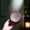 220ml autêntico yixing artesanal argila roxa bule de chá mestre pane de chá esculpido à mão Baça de minério de minério
