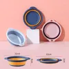 Storage Bags Portable Foldable Laundry Basin Plastic Travel Folding Wash Safe Durable Bathroom Household Supplies