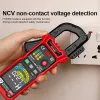 HT205D Цифровой зажидок Auto Range True RMS Smart Multimeter 600A DC ток переменного тока вольтметром NCV Тест тока тока.