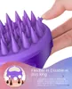 Masseur du cuir masseur Brosse de brosse à cheveux lavage de brosse de cuir chevelu en silicone en silicone Masseur de cheveux peigne pour les pellicules d'élimination de la brosse à lavage