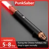 Punksaber Lighsaber Pesado Duelo Light-Up Laser Sword 12 RGB Infinito Cor Alteração 12 Sound Smoer