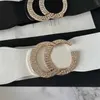 Bälten Kvinnor Designer Läderbälten Korsett Belt Gridle Midjeband G Pearl Diamond Letter Elastic Belt Cintura Ceinture Sweater Dress Waist Wrap G-5 Y240411