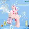 Sable Player Water Fun Kids Bubble Machine Soap Automatic Bubble Gun Bulle Bulle Bulle Toys Toys Birthday Party Party For Children Cadeaux L47