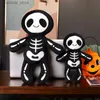 Stuffed Plush Animals Skulls Bobs Cute Plush Dolls Black Little Devil Skeleton High Appearance Level Explosive Halloween Dolls Kids Gift Christmas New L411