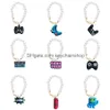 Keychains Lanyards Games Console Charm Accessories Cup för 40oz Simple Modern Tumbler med handtag Sile Key Chain Drop Delivery OT3Y4