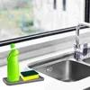 Dispensatore di sapone liquido Sollettiera in silicone Piaspello Piatto di pulizia Sponge Bagno Cancinino Cucina Organizzatore Viaggio vassoio