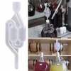 S-Shape Airlocks Homebrew Bubble Airlock Carboys Stopper Fermenter Seal Valve with Food Grade Grommets Wine Making