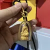 Dekorativa figurer Sydostasien Thailand Temple Gold Sakyamuni Buddha Figur Pendant Amulet # Efficious Talisman Bless Safety Healthy Healthy