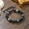 Live Streaming Hot Selling Obsidian Bracelet for Boys with a Sense of Luxury 10mm Volcanic Stone Bead Giving Boyfriend Gifts and Accessories