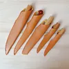 1pcs Kitchen Kniater Sheat Pu Leather Universal Couteau gaine Portable Fruit Couteau Blade Protecteur COUVERT