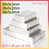 10/20 / 50pcs 30x3x3 30x5x2 30x5x3 N35 Ndfeb Block NEODYMIUM ANAGNE SUPERL STRANGEMENT MAGNÉTIQUE IMANE BAR 30X3 30X5 RECHERCHE