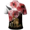 2024 Summer Shirts Women for Men Nya Zeeland Anzac Vi kommer att komma ihåg dem Polo -skjortor 3D Tryckt kortärmade T -skjortor Tops