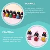 Keychain japonais Figurine Kimono Kokeshi Geisha Ring Keychains Pendants Handsbag Ornament Charms Car Met Rear View Miroir