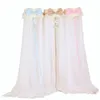 Premium Baby Crib Mosquito Net Infant Portable Folded Canopy Boy Girl Summer Round Net Portector Children Bed Valance with Stand