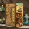 Bricolage livre Nook en bois chinois Modèle Modèle de librairies librairies