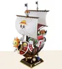 35CM Anime One Piece Thousand Sunny Going Merry Boat PVC Action Figure Collection Pirate Model Ship Toy Assembled Christmas Gift Y3845030
