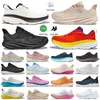 hokka hokas hokah Scarpe da donna Uomo Running Designer Scarpe da ginnastica Clifton 9 Bondi 8 rosa bianco e nero Scarpe da ginnastica Liberty【code ：1】