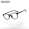 Lunettes de soleil Frames Benzen Vintage Prescription Lunettes Femmes Titane Alloy Round Myopie Eyeglass Men Full Optical Eyewear 5905