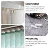 Shower Curtains 20 Pcs Curtain Replacement Rod Track Pulley Runners Wheel Easy Scroll Hook Roller Fittings Plastic Ceiling