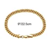 2024 Anklets Chain Gold Anklet Thick 9 10 11 Inches Armband för damer Vattentät modedesigner Hållbar charm smyckesuppsättning gåva