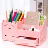 Multi-Functional Pen Holder Students Cute Desktop Accessories Stationery Barrels Storage Wood Box Desk Pen Pencil Organizer New