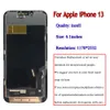 6.1 "Incellul pour Apple iPhone 13 Affichage iPhone A2633 A2482 A2631 A2634 LCD pour le numéricole d'écran tactile iPhone 13 Remplacement de l'écran tactile