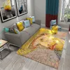 Color Van Gogh Oil Painting Art Carpet for Bedroom Living Room Bathroom Kitchen Entrance Non-slip Comfort Carpet for Home Decor
