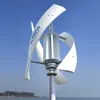 5000W verticale as windturbinegenerator Complete Set 24V 48V Windmill 220V AC Output Huishouden Kit met controller -omvormer