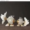 Искусство и ремесла моделирование животных скульптура рыба старая мраморная русле ручной