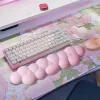 Tillbehör Molntangentbordsläger Restläder Antislip Memory Foam Desk Mat Pad Hand Office Mouse Carpet Arvband för tangentbordsmousepad
