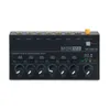 Mix600 Sound Mixer Stereo Audio Mixer Ultra Low Noise Line Mini Sound Mixer 6 Channel Ultra-Compakt Low Noise Stereo