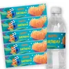 6шт персонализированные пользовательские находки Nemo Water Bottle Labels Kids Baby Show