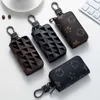 Designer portemonnee Keychain Coin Purse Car Keychains Metal Buckle Letter Druk Keychain Wallet Fashion Pu Lederen Cars Keyring Chain Mini Bag Trinket Men Women Women