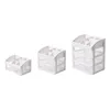 Storage Boxes Multifunctional Box - For Makeup Stationery And Office Supplies Organizer Holder White Two Layers