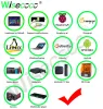Wisecoco Raspberry Pi 7 inç dokunmatik ekran 1920x1080 Turuncu Pi Android TV Kutusu Oyun Kutusu LCD Ekran USB-C Sürücü Kurulu