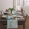 Runners de mesa de verão 73x13 Inchocean Beach Sea Hater Hapler Runner para jantar em família Casamento ao ar livre Decoração