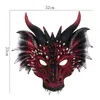 Halloween Mask Decoration Ball Carnival party cosplay dress up animal dragon mask 240328